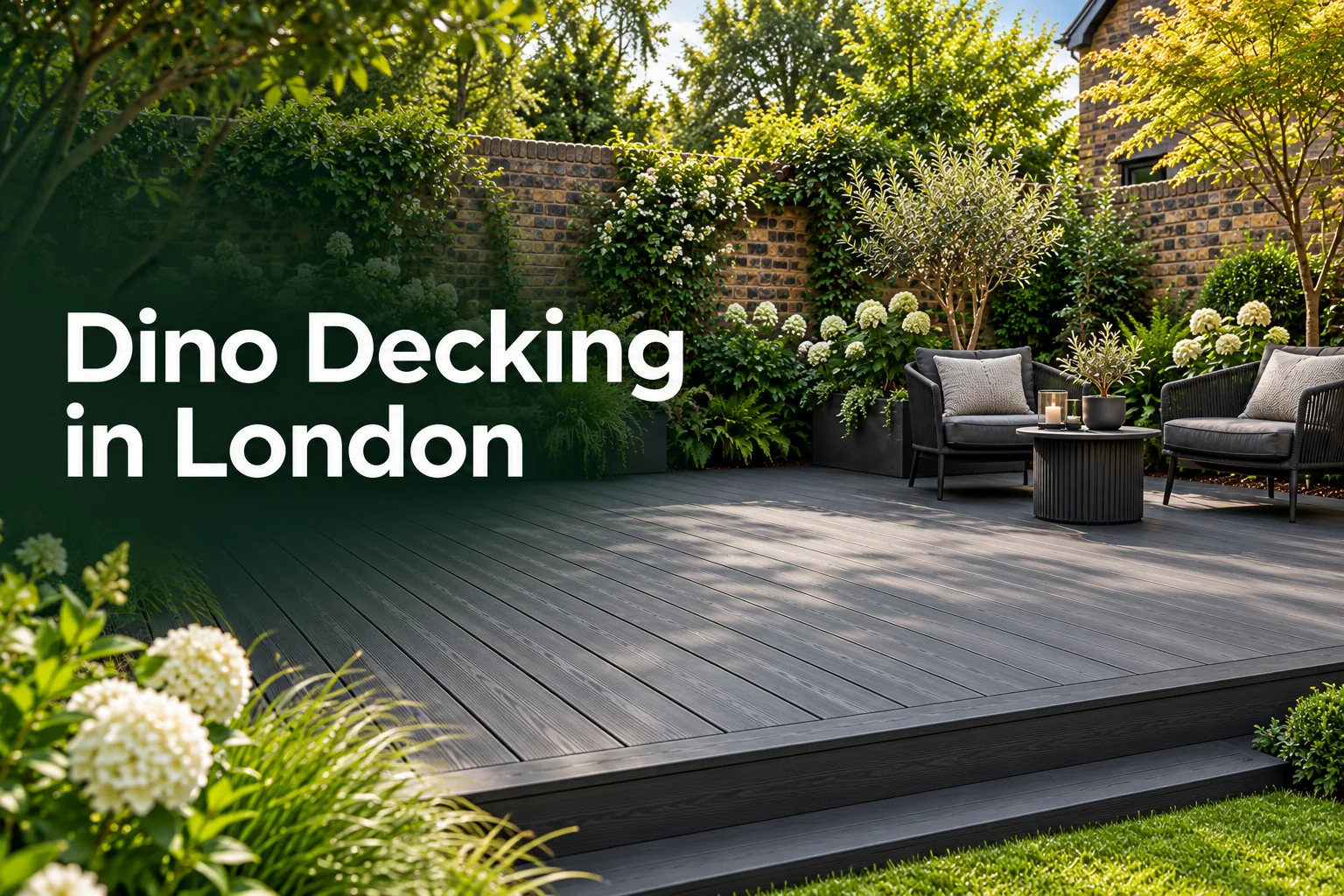Dino Decking in London — garden inspiration banner